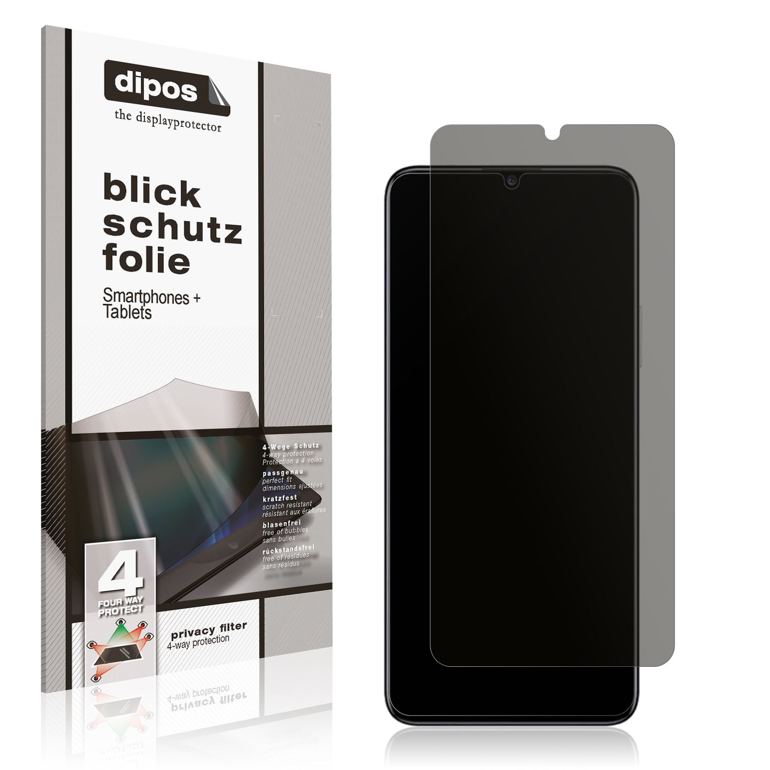 dipos I 6X Pellicola Protettiva Compatibile con Huawei Honor 10 Pellicola di Protezione Cristallo (3X Anteriore & 3X Posteriore