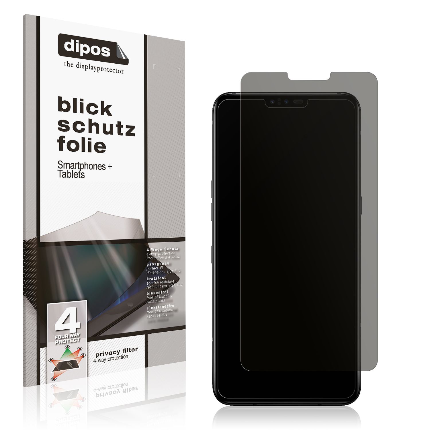2x Pellicola Protettiva per LG Q9 , rivestimento al 100%, Protezione dipos Flex