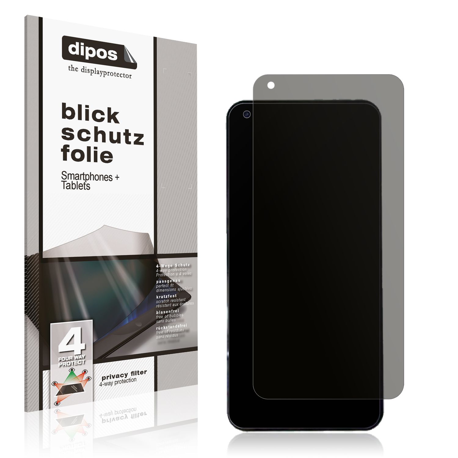 2x dipos Pellicola per Motorola Moto G 2.Gen Prottetiva Antiriflesso