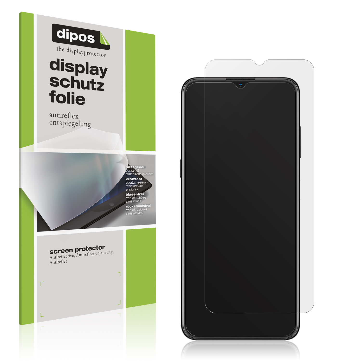 dipos I 6X Protector de Pantalla Mate Compatible con Nokia 8110 4G pelicula Protectora