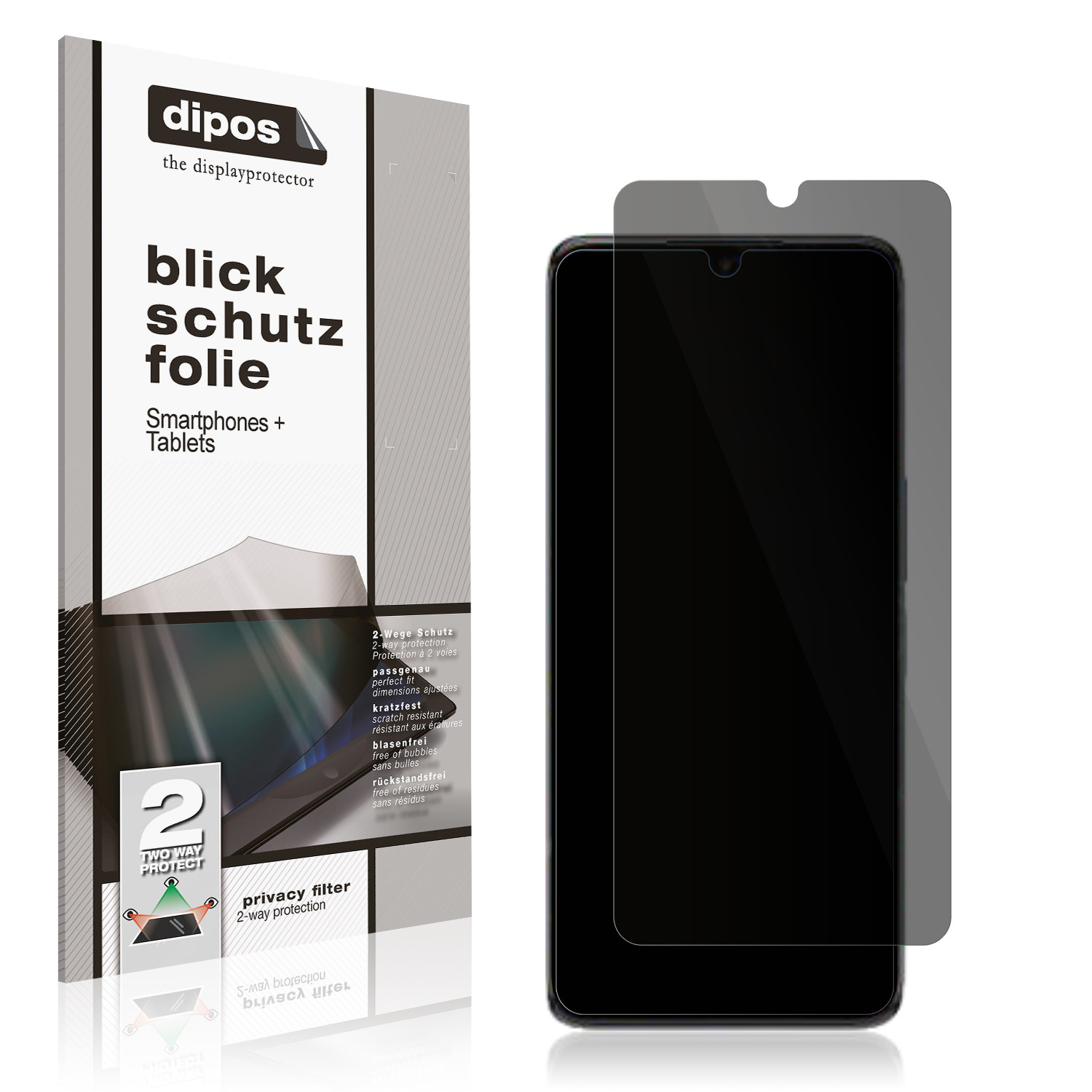 Protection écran Confidentialité Pour HMD Fusion - Dipos - Anti-espion Mat
