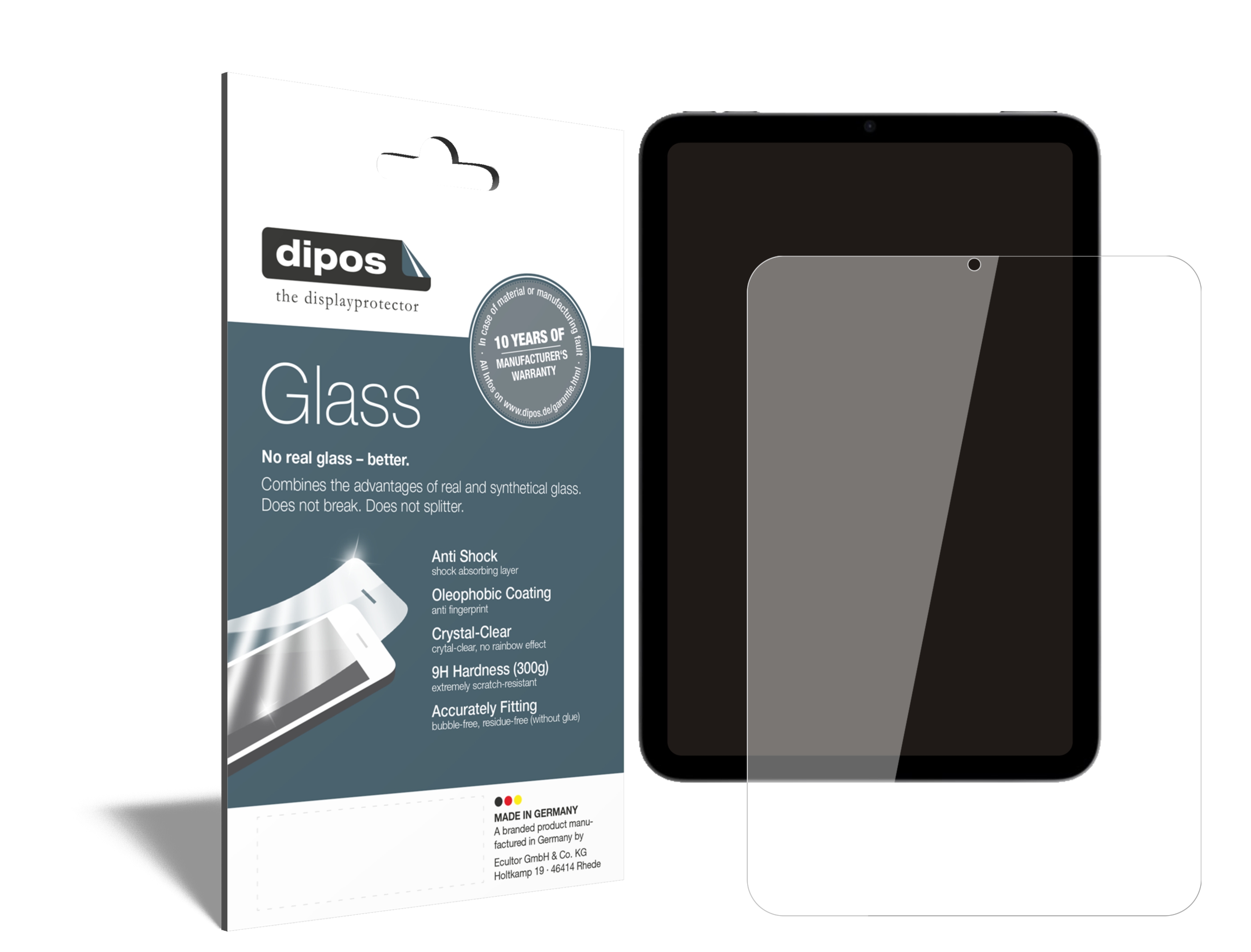 Dipos Pellicola Protettiva Flessibile 9H Per IPhone 12 Mini - Confezione Da 2 - Anti-shock E Anti-graffio