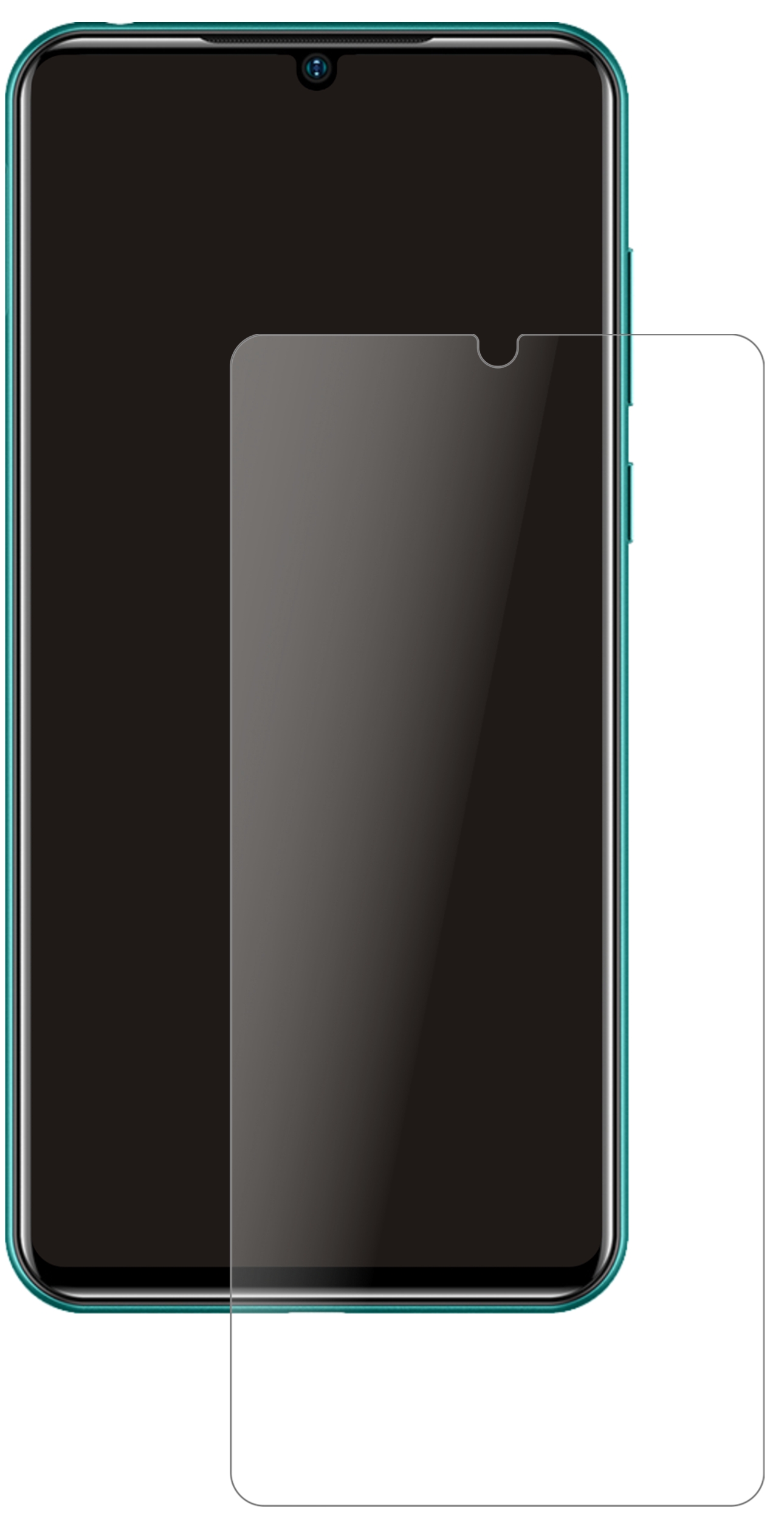 Brotect AirGlass Pellicola Protettiva In Vetro Ibrido Per Doogee N20 Pro [Durezza 9H] - Trasparente, Anti-impronta, Made In Germany - 3