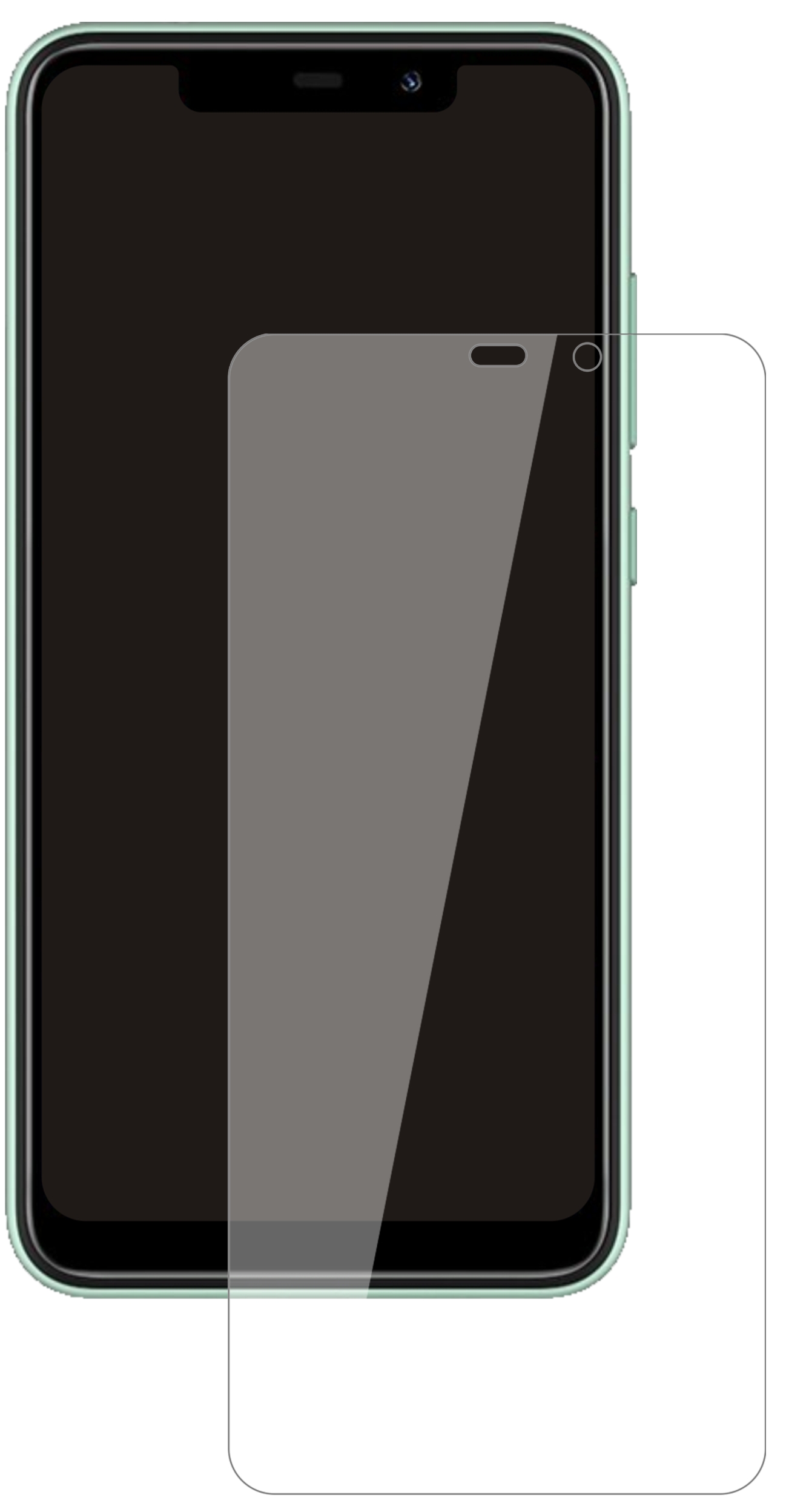 Dipos 2 Pellicole Protettive In Vetro Flessibile 9H Per Oukitel C17 Pro, Anti-Urto E Garanzia 10 Anni
