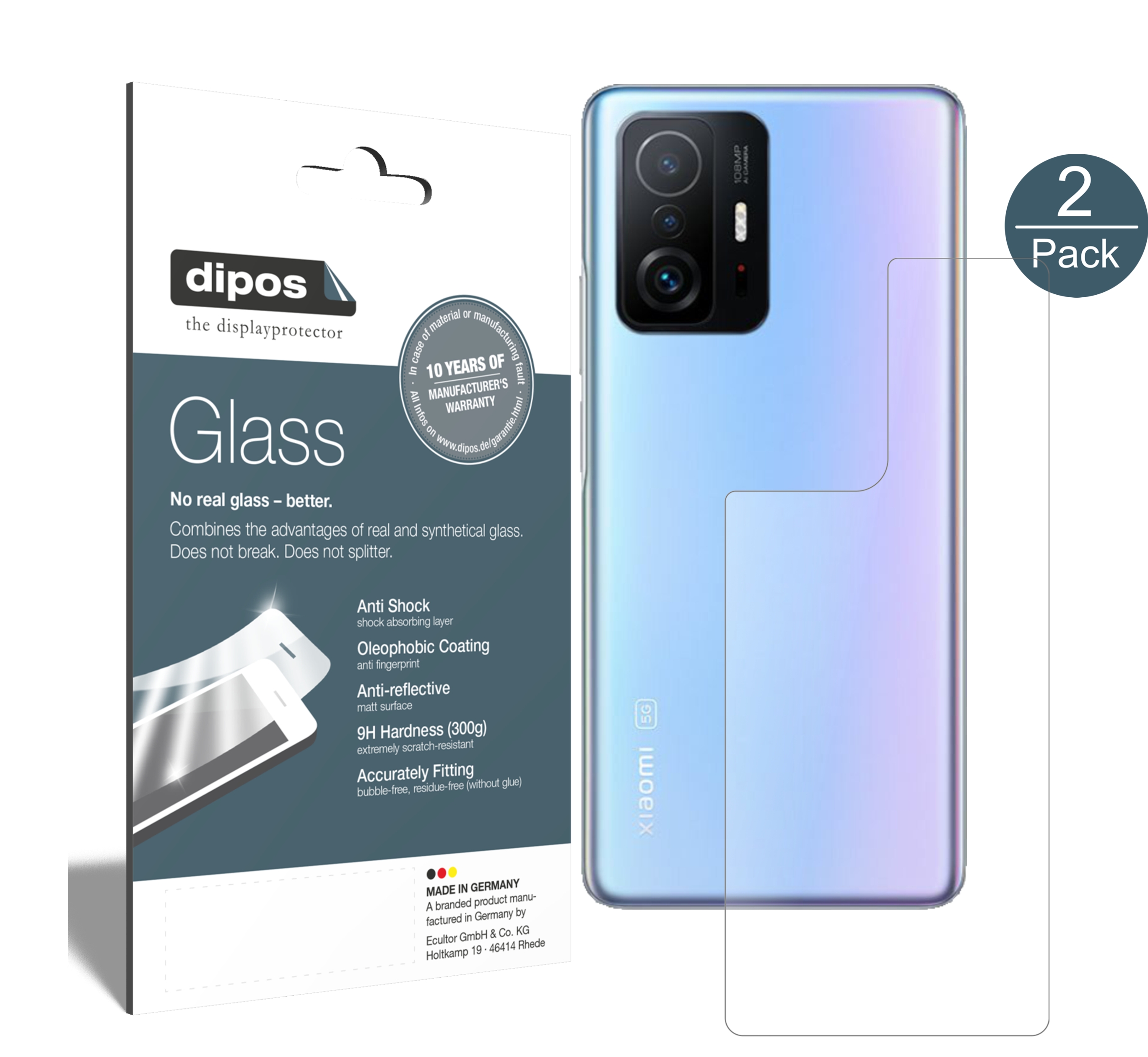 Pellicola Protettiva Vetro Temperato Per Xiaomi 11T Pro/Poco