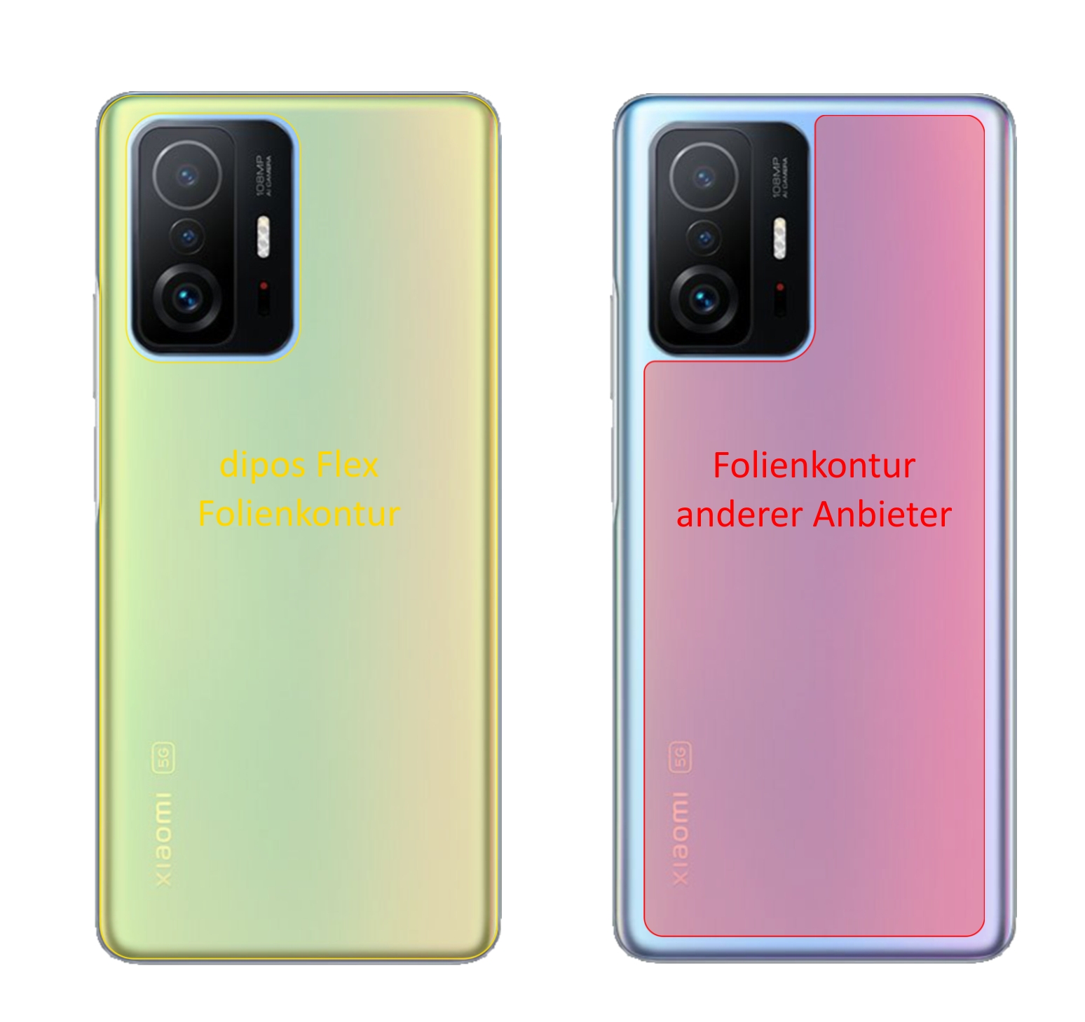 atFoliX 3x Pellicola Protettiva per Xiaomi Mi Note 3 chiaro