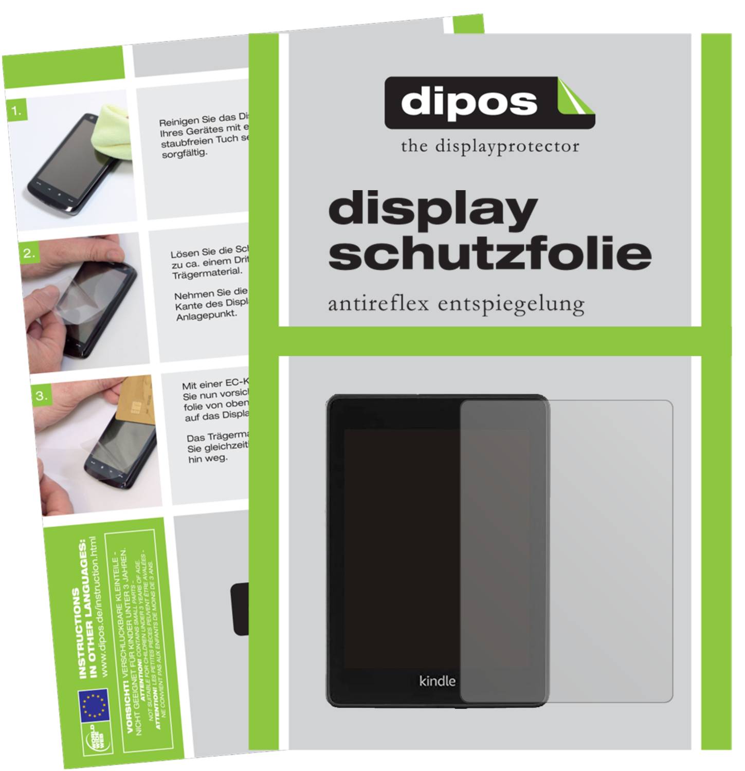 Pellicola Protettiva per Amazon Fire HD 8 (2018) Protezione Claro Display