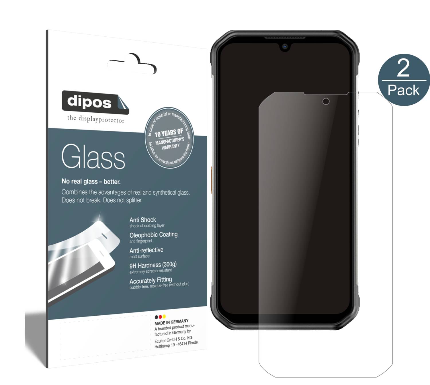 Asoway Vetro Temperato Pellicola Protettiva per Ulefone Armor 12 5G [3 Pezzi] Durezza 9H, Alta Definizione Protezione Pellicola Salvaschermo per Ulefone Armor 12 5G Installazione Senza Bolle
