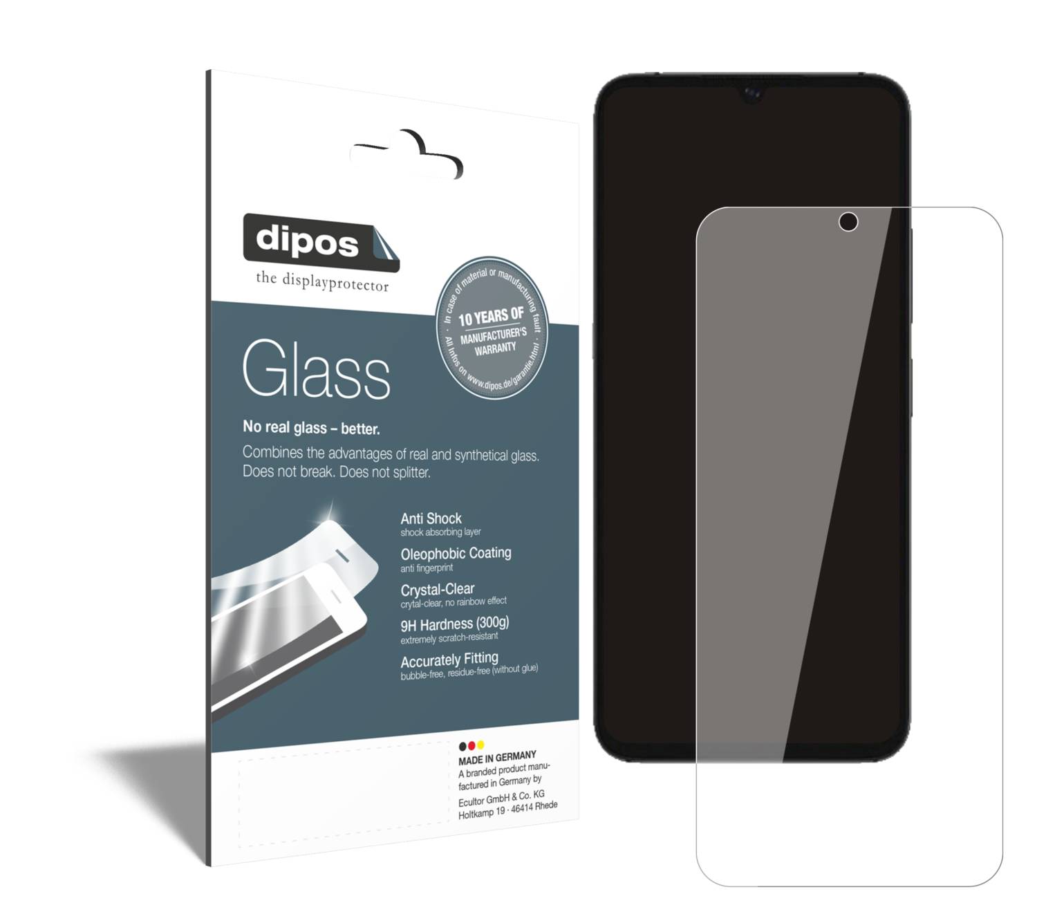 Dipos 6X Pellicola Protettiva Antiriflesso Per Umidigi One PRO – Made In Germany, Opaca E Anti-impronta