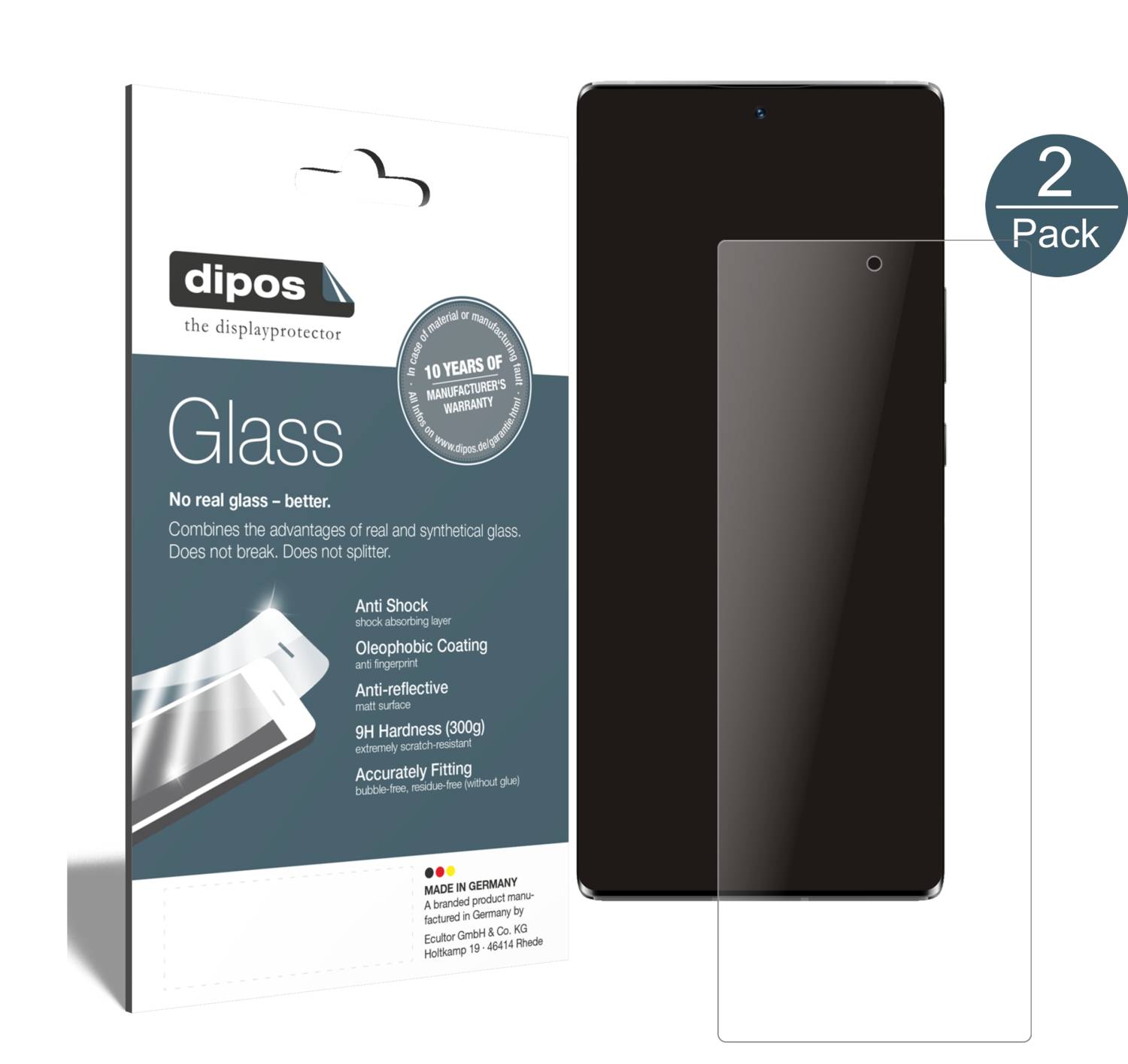 Pellicola Protettiva per ZTE Axon 30S Protezione Schermo Claro Display dipos