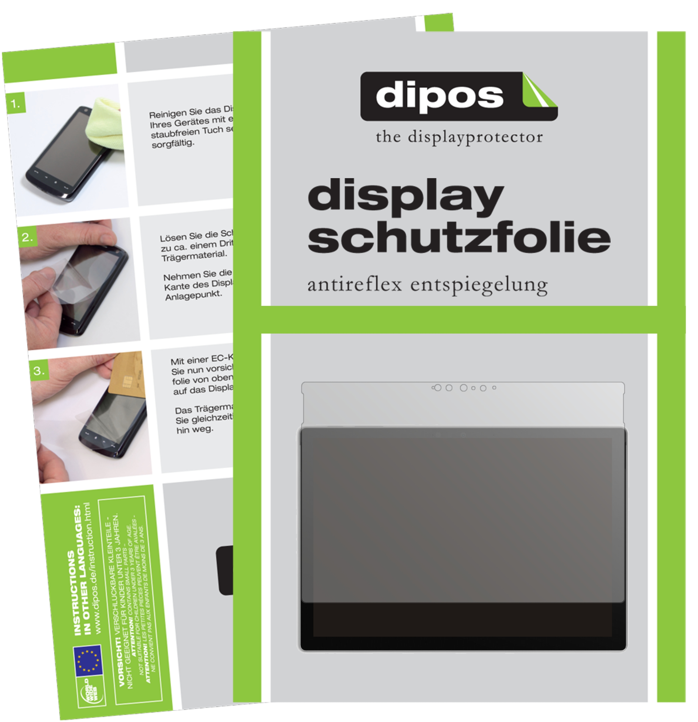 Upscreen Pellicola Protettiva Per Microsoft Surface Pro 4 Protezione