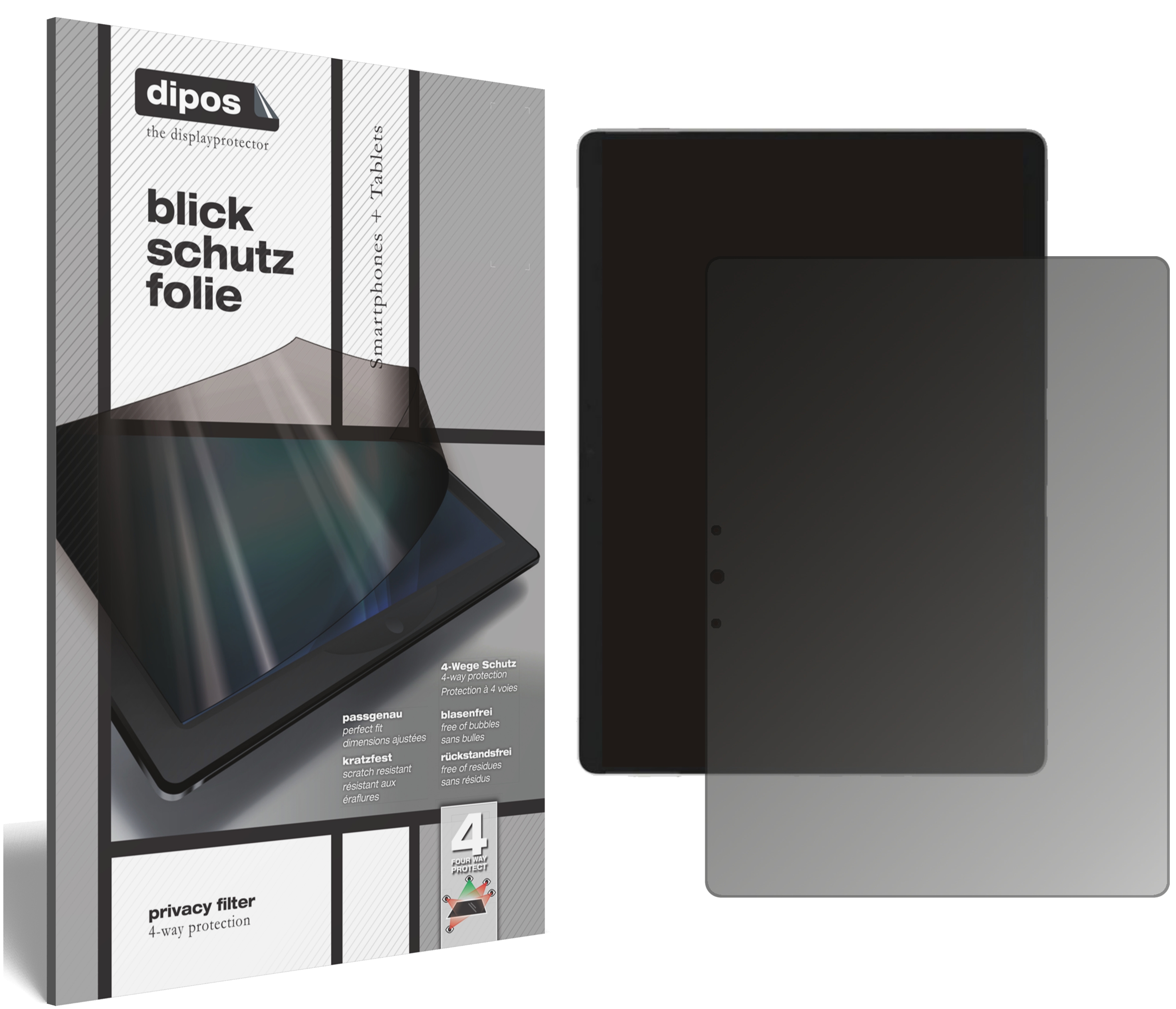 8 Pellicole Protettive Trasparenti Per Microsoft Surface Pro 4 – Schermo Anti Graffio, Rimovibili Senza Residui - 4