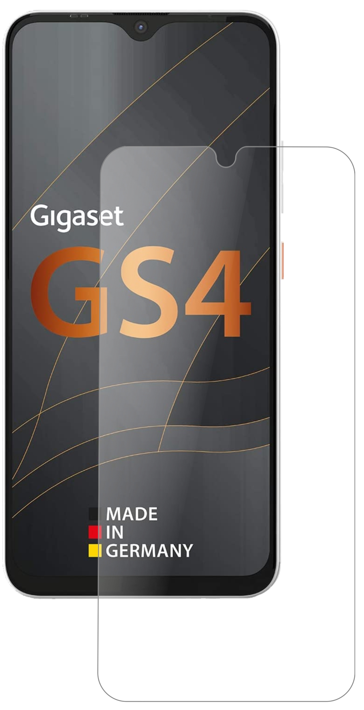 Dipos 2X Pellicola Protettiva Per Gigaset GS4 – Vetro Flessibile 9H Antiurto, Anti Graffio | Protezione Schermo Trasparente Con Garanzia 10 Anni