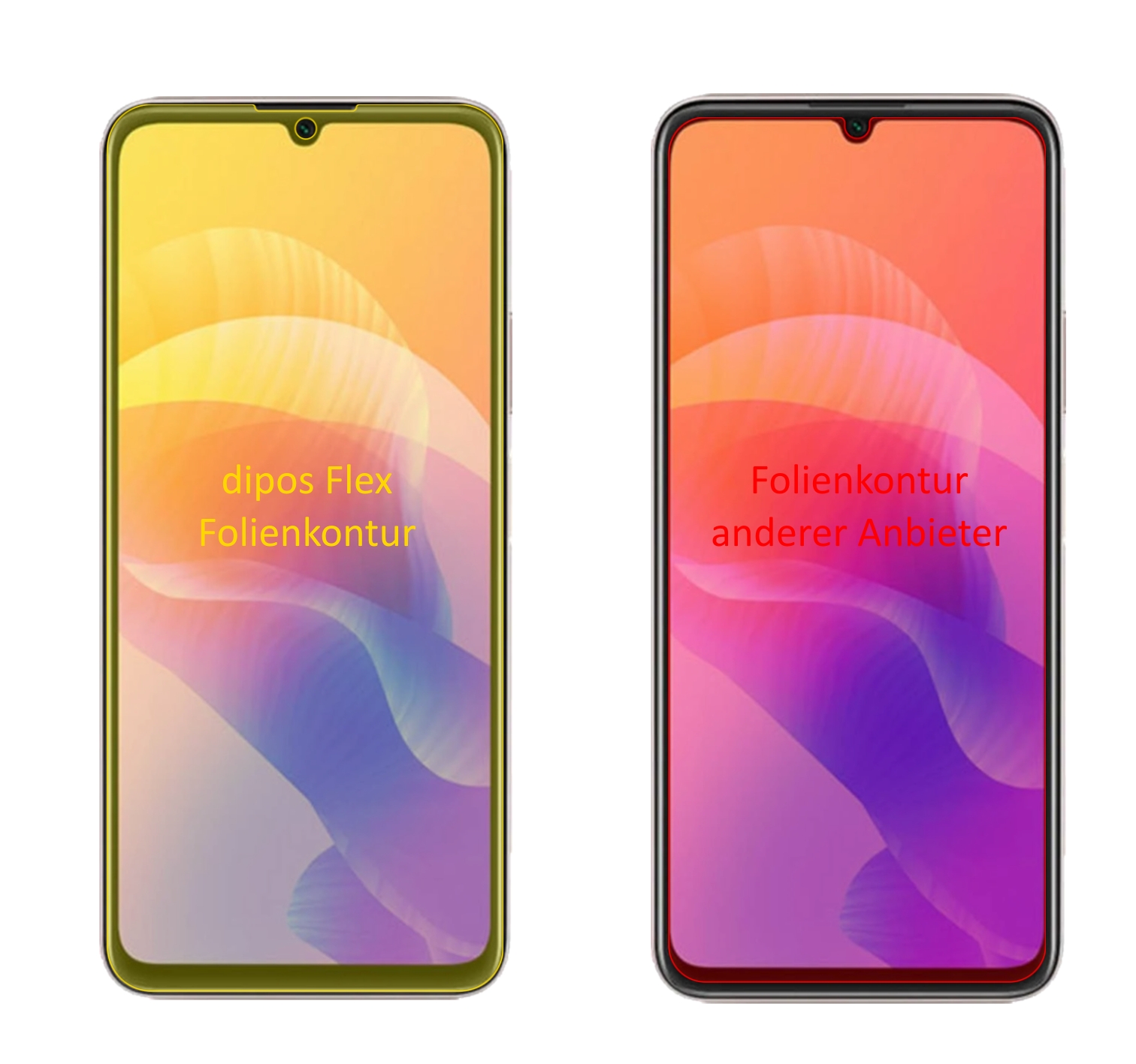 Pellicola Protettiva Posteriore Dipos FLEX Per Huawei Mate 20 - 3 Pezzi, Antiurto, Made In Germany