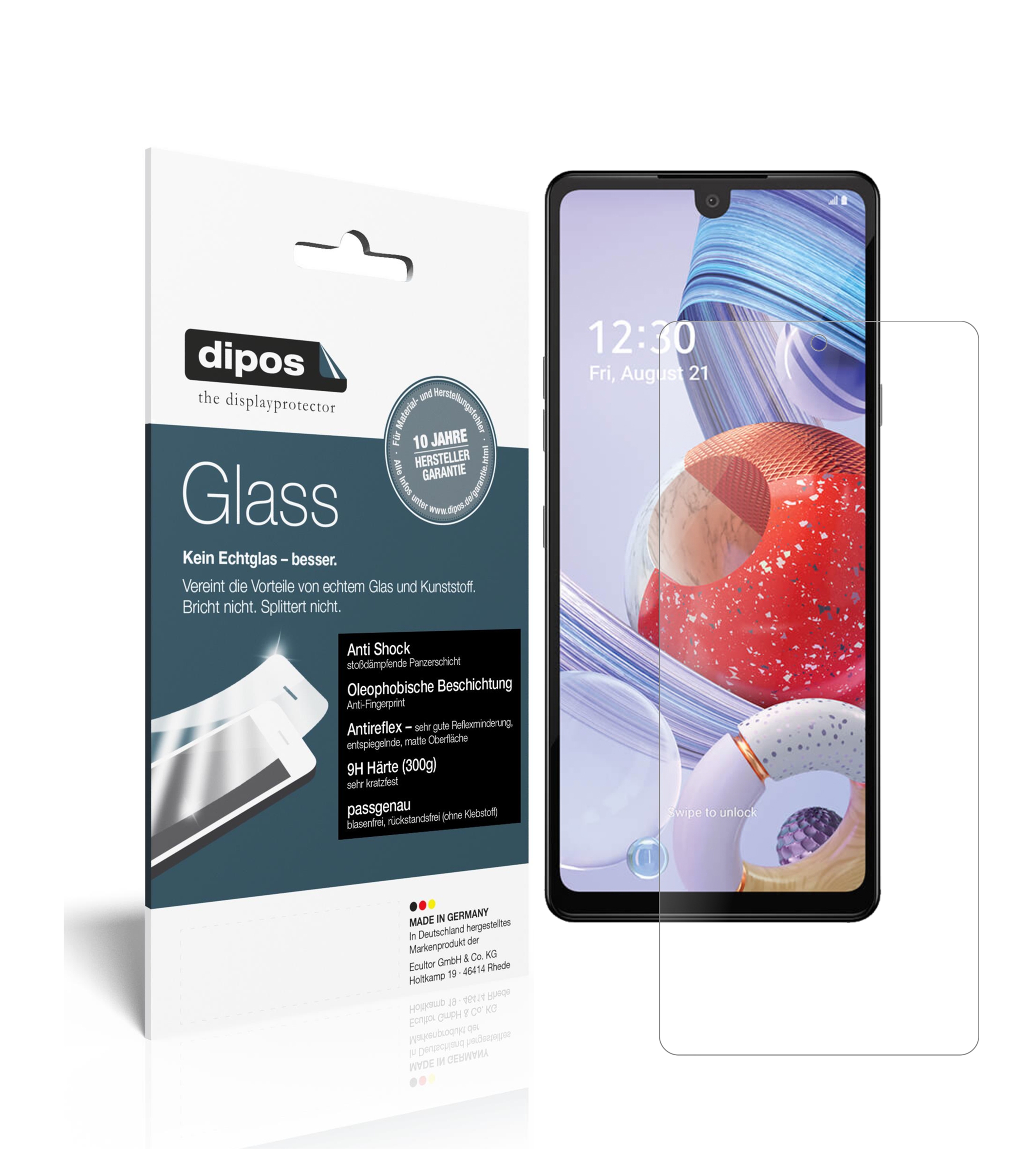 Schutzfolie für LG Stylo 6 Folie Anti-Shock matt Displayschutz Displayfolie