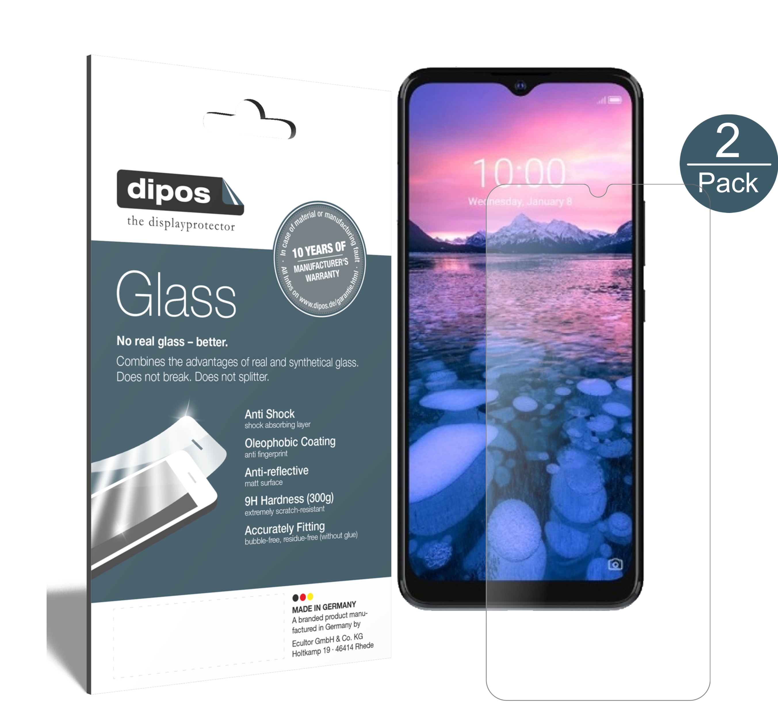 Proteggi ZTE Blade A75 5G - Vetro Temperato Cadorabo 9H Antigraffio