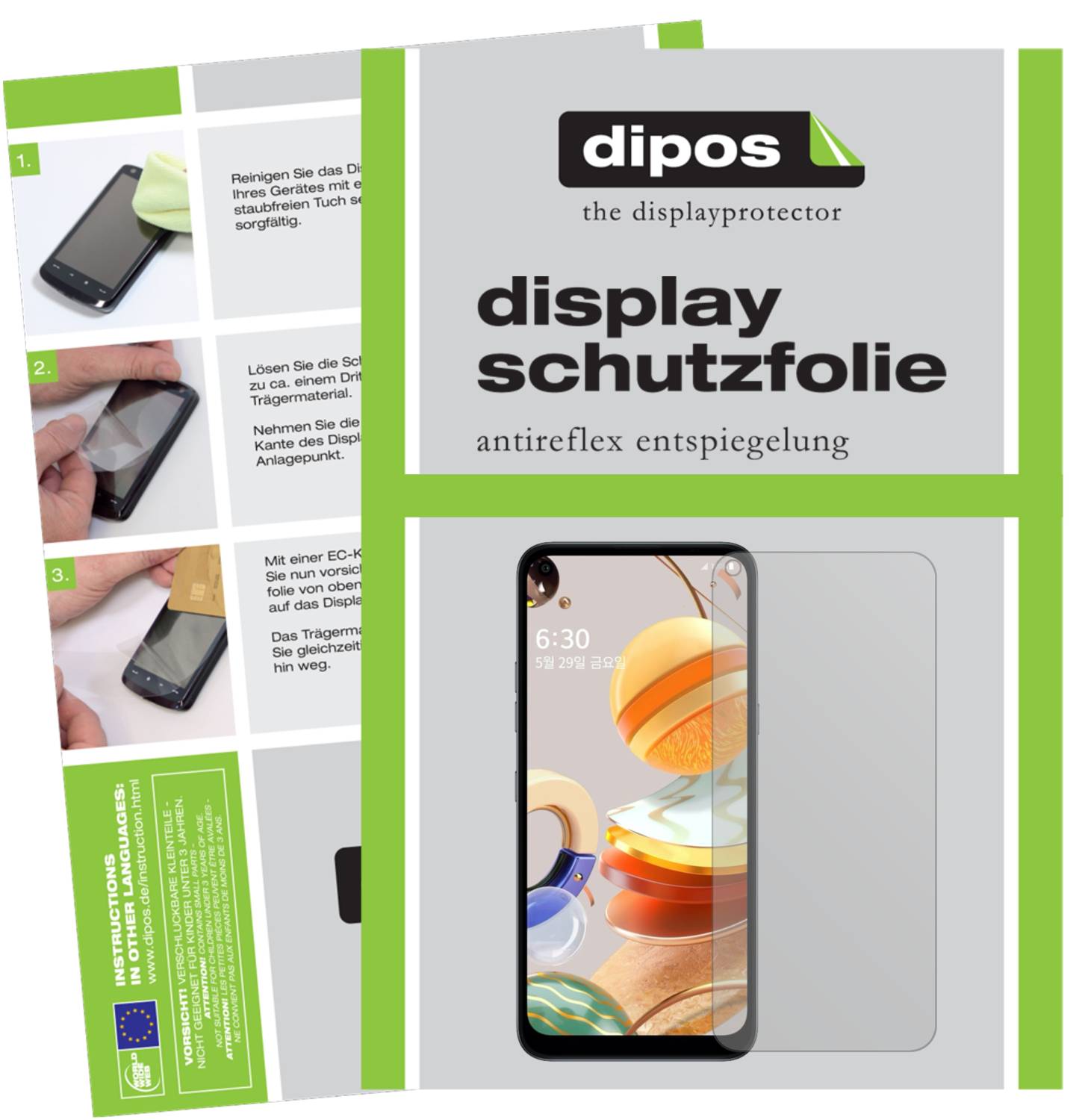 5x Pellicola Protettiva per Lenovo A316i Protezione Schermo Antiriflesso dipos