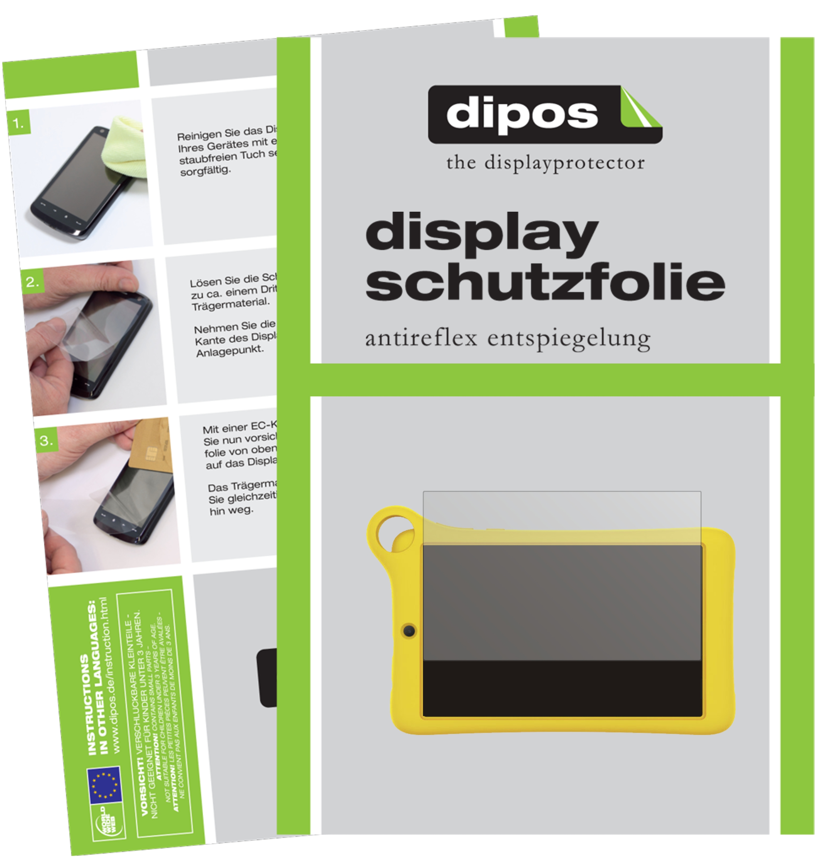 Dipos Pellicola Protettiva Per Alcatel 1B (2020): 2x Antiriflesso Opaca, Anti-impronta, Made In Germany, Taglio Laser - 2