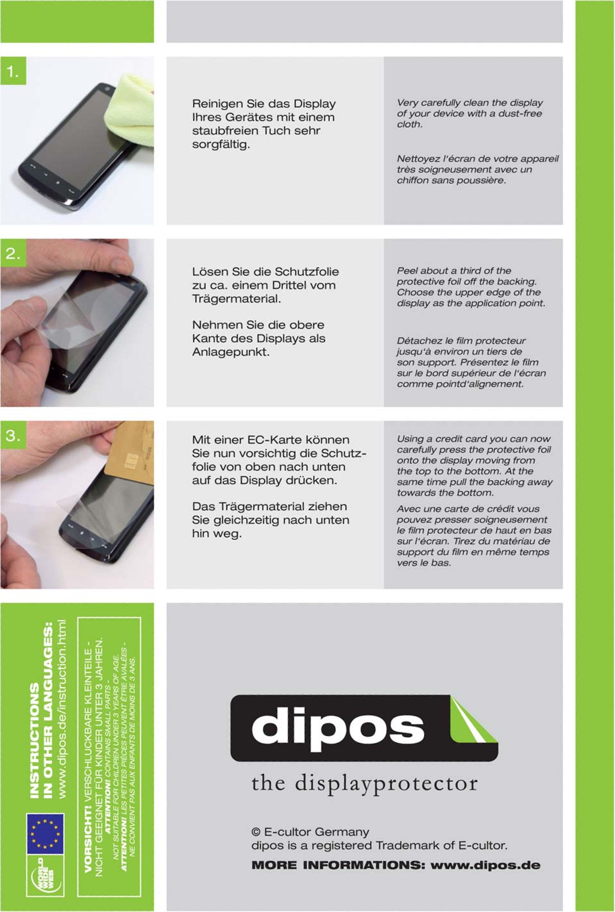 Dipos Pellicola Protettiva In Vetro Flessibile 9H Per Fire HD 10 Kids (2019) - Confezione Da 2, Anti-urto, Made In Germany