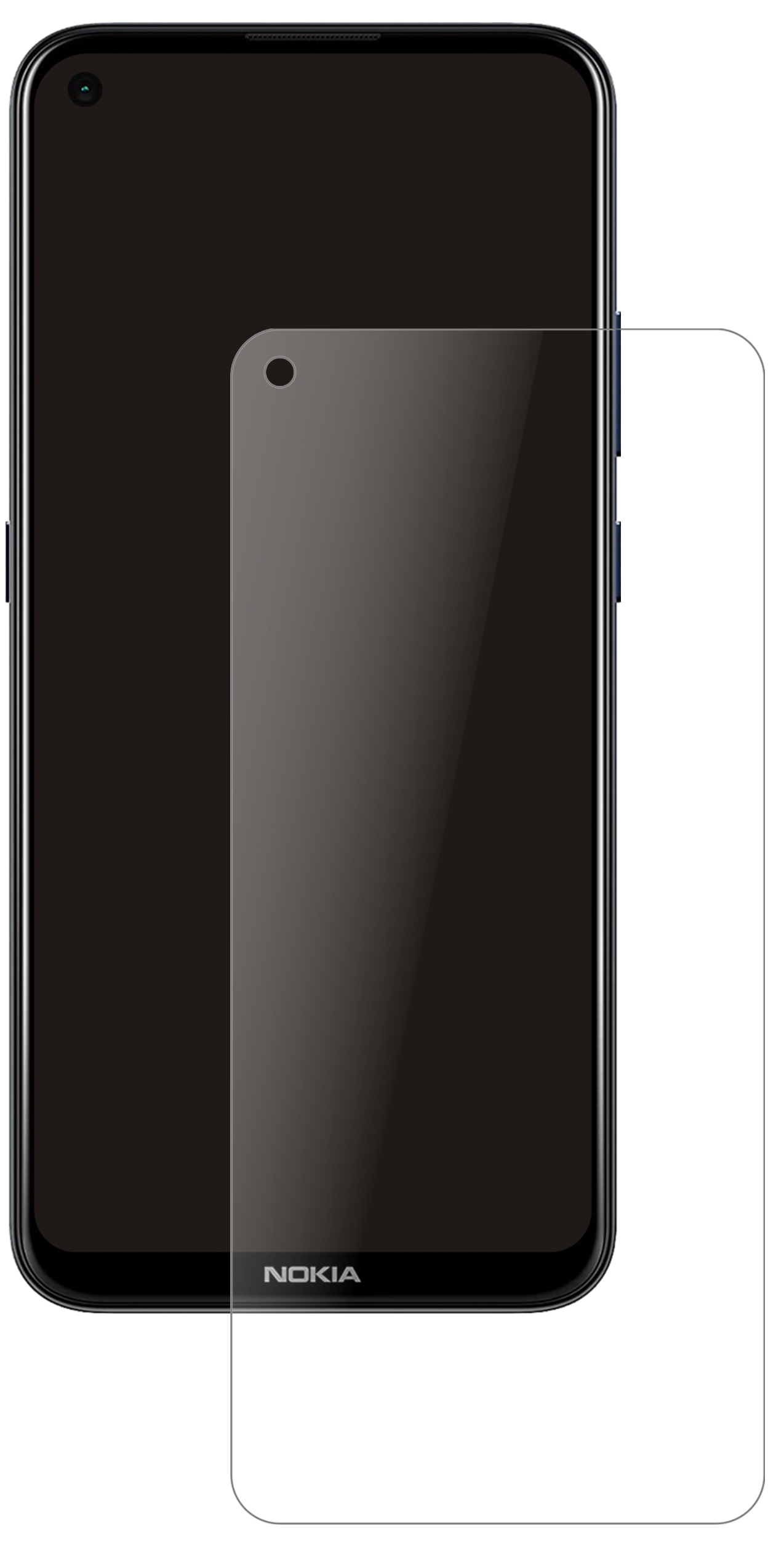 Dipos Pellicola Protettiva Privacy Per Nokia 5.3 – Filtro 4 Vie Antispia, Opaca, Made In Germany, Più Piccola Del Vetro