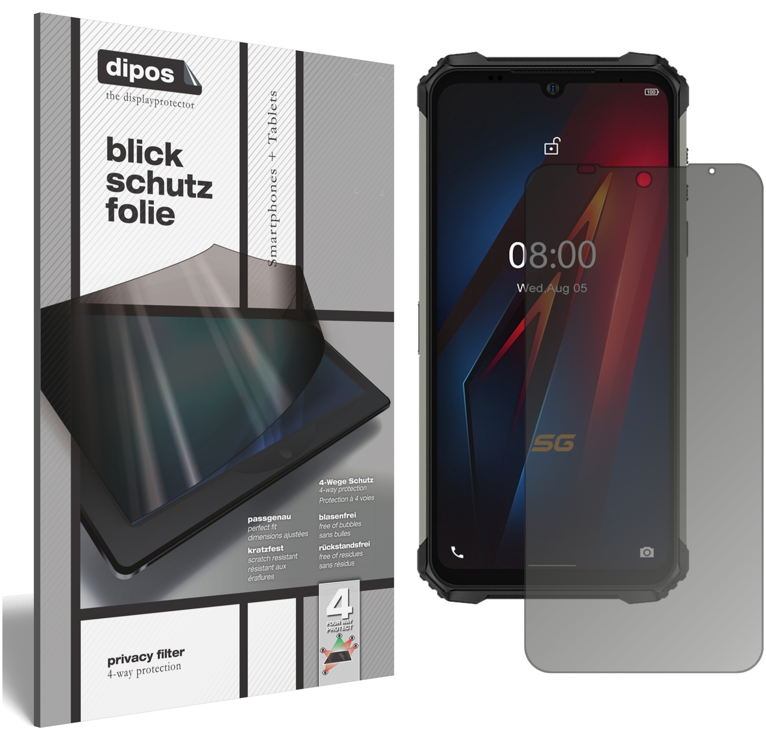 Pellicola 3mk FlexibleGlass per Ulefone Armor X12 Pro - Kit Antigraffio