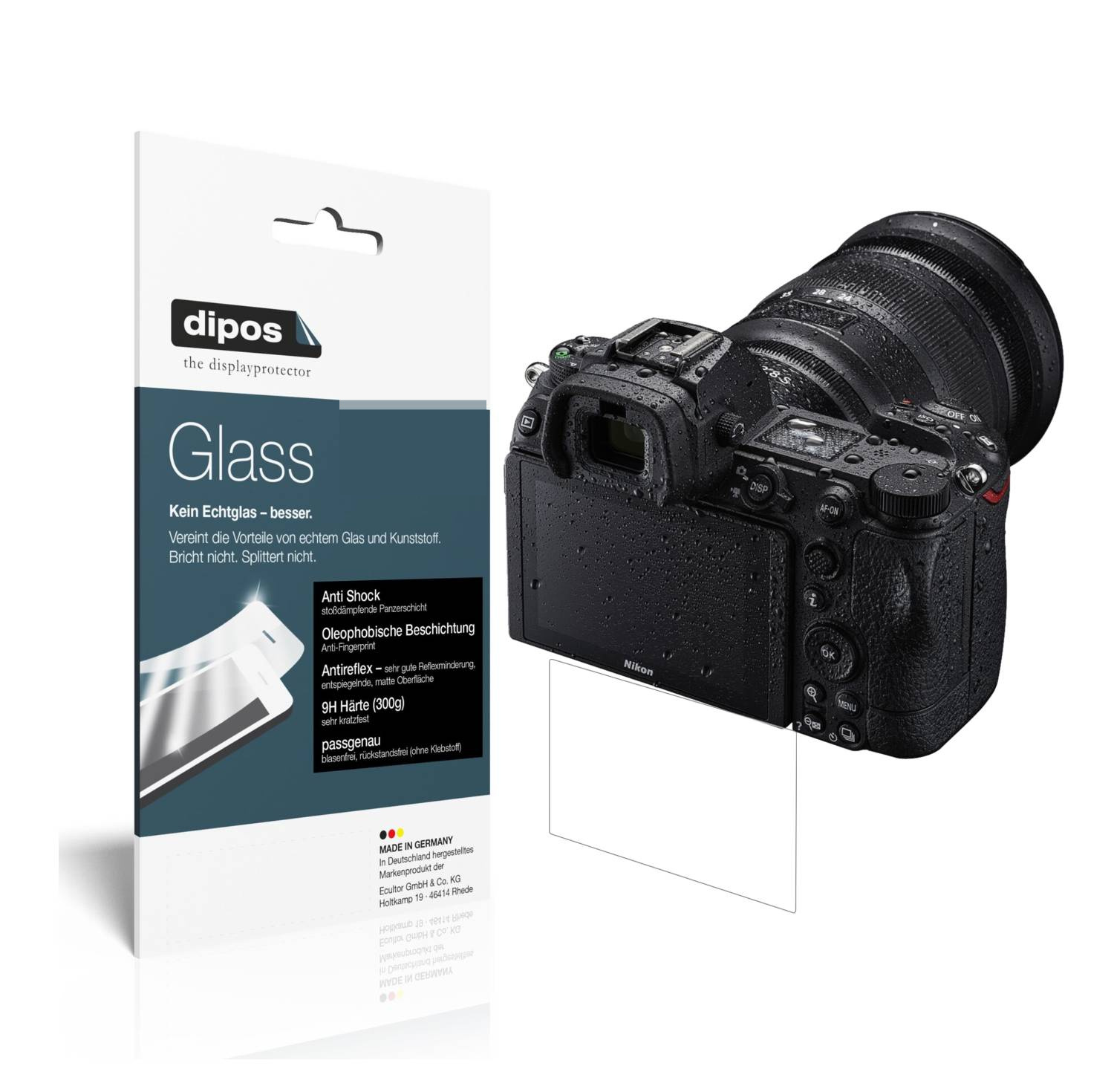 Dipos Matte Displayschutzfolie Für Nikon Z6 II – Antireflex, Kratzfest, Blasenfrei, Made In Germany